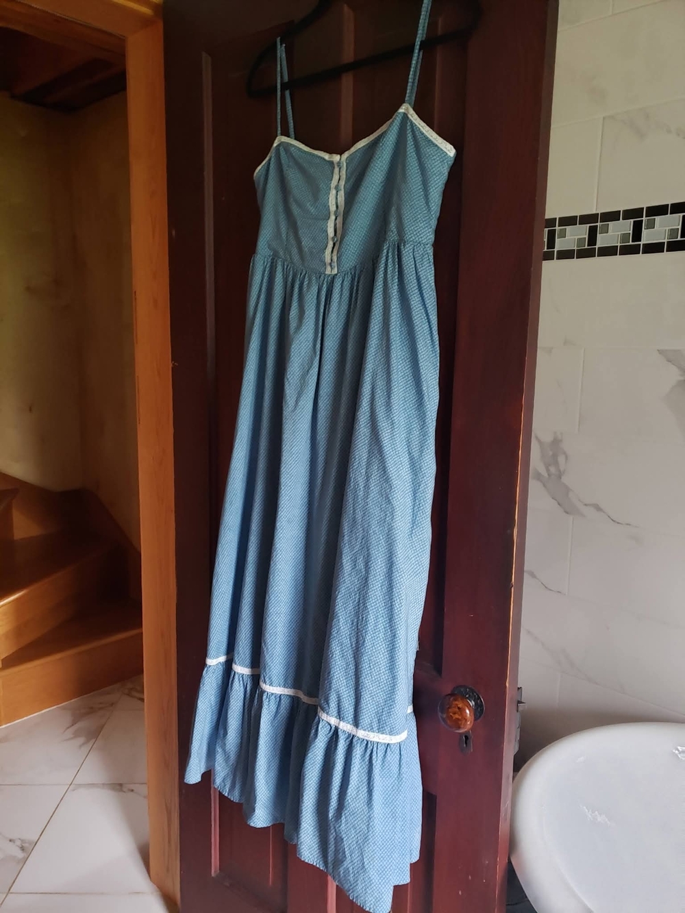 NWOT Neuflora Dana Point Dress In Blue Floral